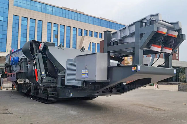 輪胎移動(dòng)式篩石設(shè)備