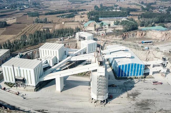 山東永鉅建材時(shí)產(chǎn)一千噸碎石加工生產(chǎn)線