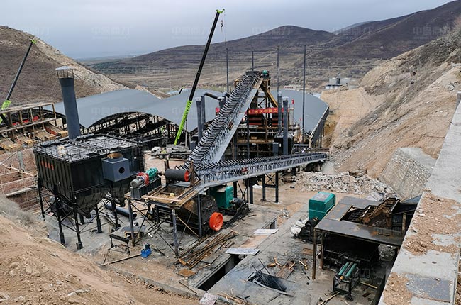 山西華巖建材一萬噸碎石生產(chǎn)線EPC總包項目