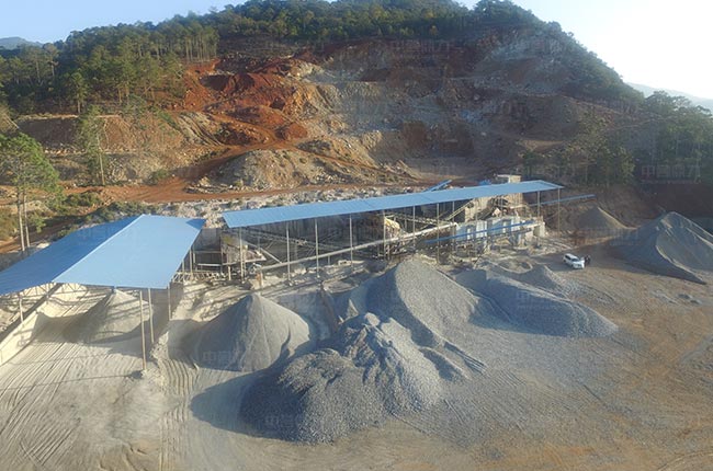 四川涼山時(shí)產(chǎn)1000噸砂石骨料生產(chǎn)線