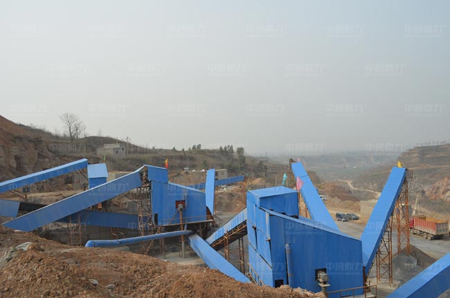 河南新密砂石環保破碎生產線