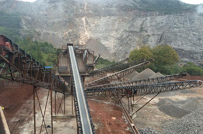 景德鎮(zhèn)時(shí)產(chǎn)400噸混凝土砂石骨料生產(chǎn)線