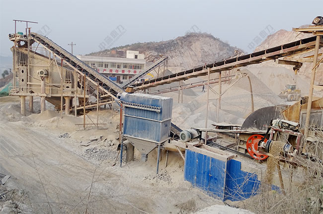 湖北丹江口鑫蘭礦業日產5000方石料生產線