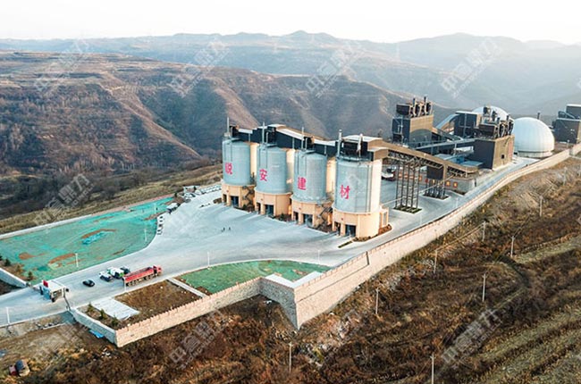 銳安建材日產1000方錘式破碎機生產線