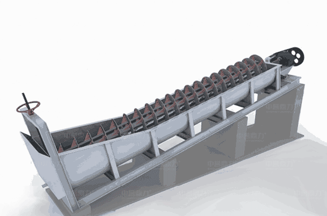 螺旋洗砂機(jī)的工作原理