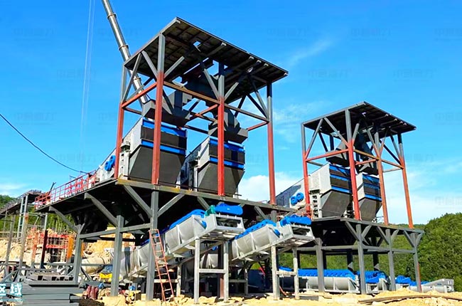 四川達州年產200萬噸建材石料生產線