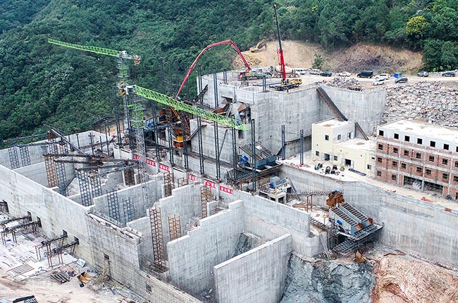 湖北荊門時(shí)產(chǎn)2000噸砂石骨料生產(chǎn)線