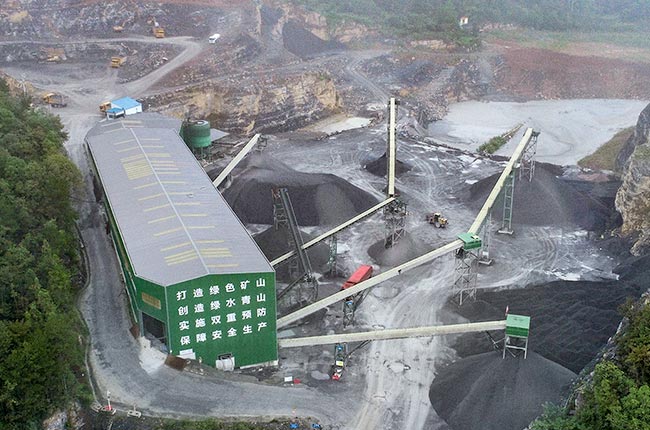 湖北宜昌市時(shí)產(chǎn)1200噸高標(biāo)砂石骨料生產(chǎn)線