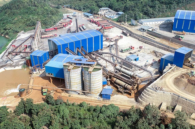 湖北荊門時(shí)產(chǎn)500-600噸水洗砂生產(chǎn)線