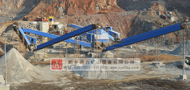 河南滎陽時(shí)產(chǎn)1000噸砂石骨料生產(chǎn)線