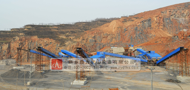 蒙陰石料廠時產700噸砂石骨料生產線