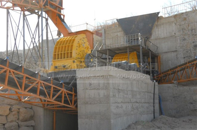 四川時產500噸石子生產線現場 四川時產500噸石子生產線現場
