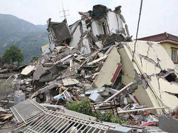 地震過后房屋廢墟/建筑垃圾
