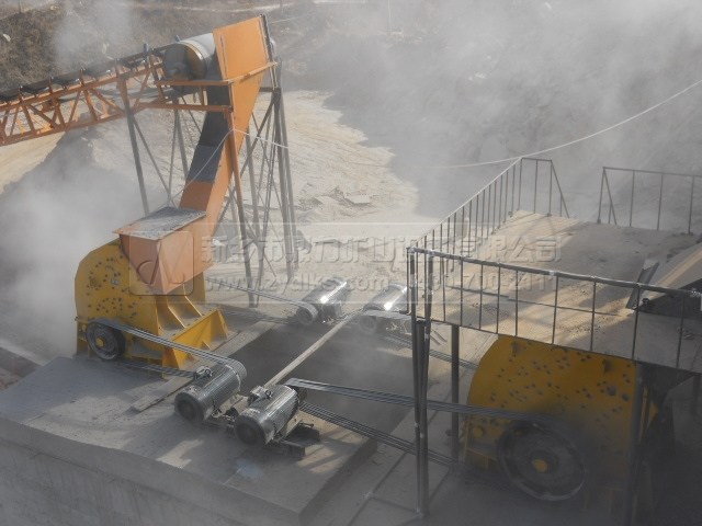 四川省時產500噸石料生產線客戶現場 四川省時產500噸石料生產線客戶現場