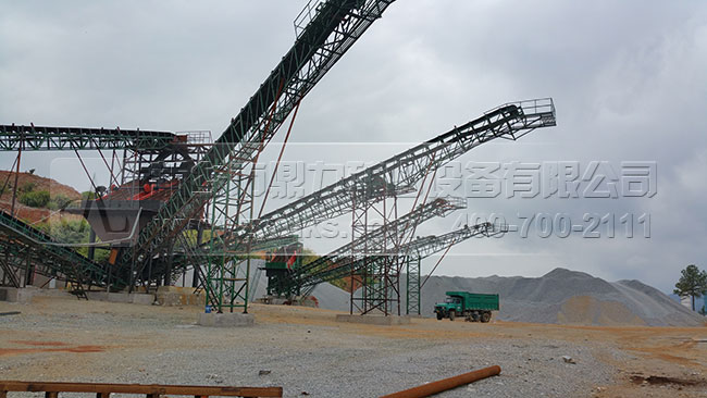 江西萍鄉蓮花縣時產250-320噸砂石生產線 江西萍鄉蓮花縣時產250-320噸砂石生產線