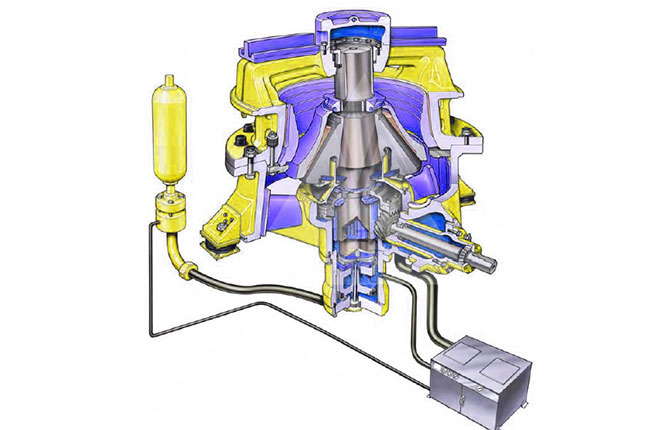 液壓圓錐式破碎機(jī)結(jié)構(gòu) 液壓圓錐式破碎機(jī)結(jié)構(gòu)