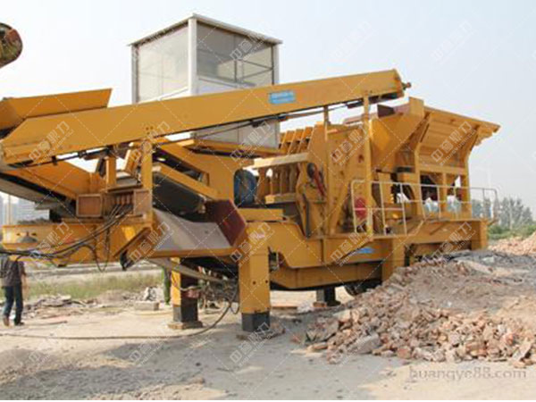 移動(dòng)式石子破碎機(jī) 移動(dòng)式石子破碎機(jī)