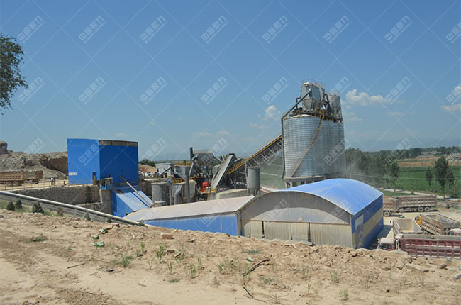 河北邢臺時產(chǎn)800噸骨料生產(chǎn)線現(xiàn)場案例展示