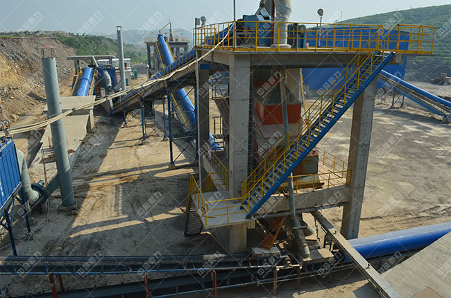 江西宜春時產1000噸石料生產線現場案例展示3