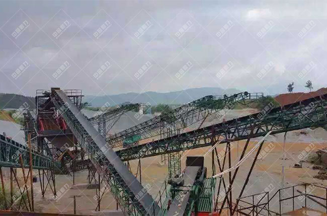 江西萍鄉時產800-1000噸石料生產線現場案例展示3