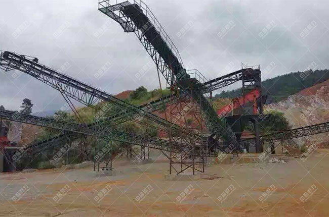 江西萍鄉時產800-1000噸石料生產線現場案例展示2