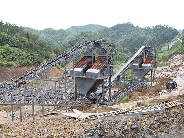 砂石廠生產線流程配置