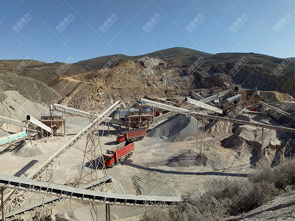 砂石廠生產線流程配置