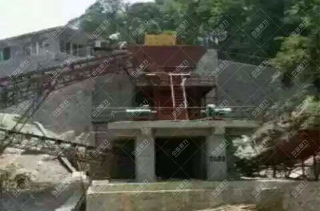 貴州遵義湄潭縣時產500噸砂石生產線現場案例展示2