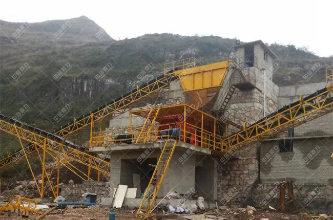 貴州貴陽一建時(shí)產(chǎn)1200噸砂石骨料生產(chǎn)線案例展示2