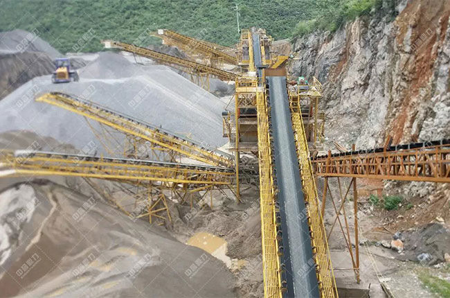 貴州惠水滿告時產(chǎn)1000噸砂石生產(chǎn)線案例展示4