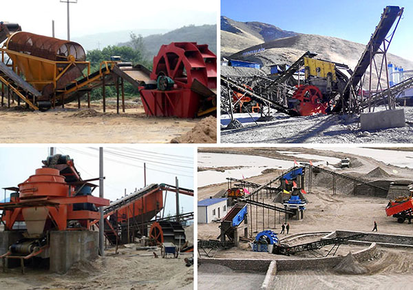 一小時(shí)100噸左右的洗砂機(jī)