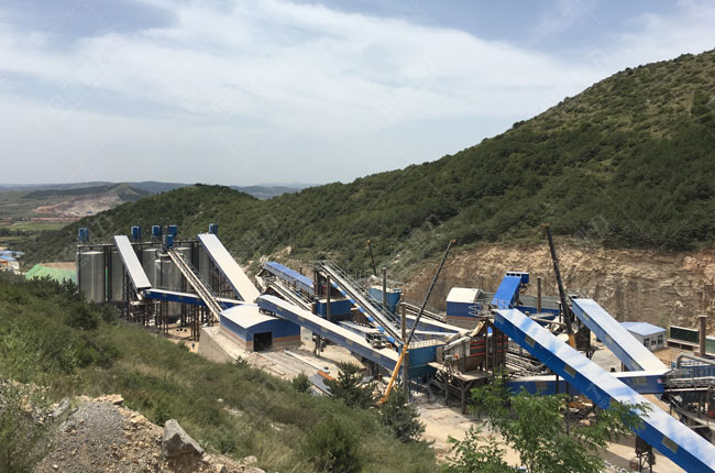 山西壺關(guān)縣欣興建材時產(chǎn)800噸制砂生產(chǎn)線