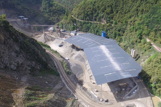 四川沐川縣河口采石場時產400-500生產線