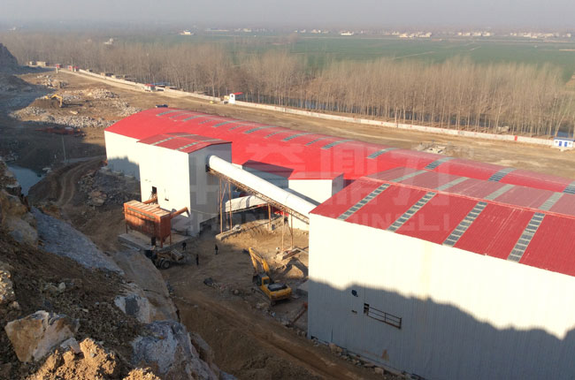 安徽雷鳴礦業(yè)王山窩時產1500噸破碎生產線