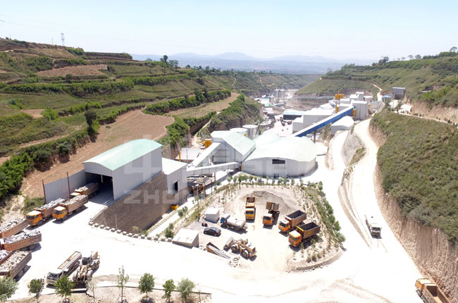 陜西銅川市恒益建材時產800-1000噸生產線