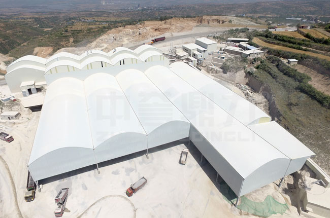 陜西華騰納米科技有限公司時產800噸石料生產線