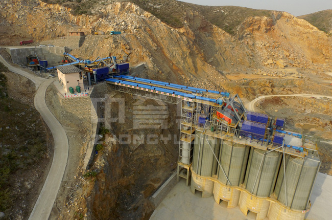 河南新鄉春江水泥時產1500噸機制砂石生產線